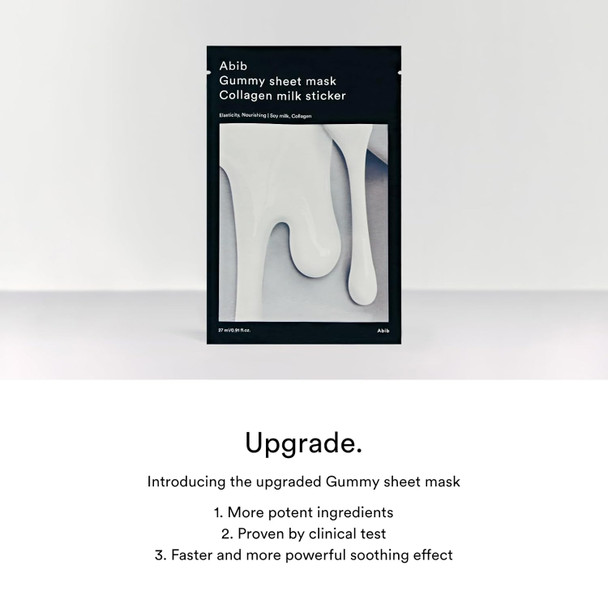 Abib Gummy Sheet Mask 10 Sheets (Collagen Milk)
