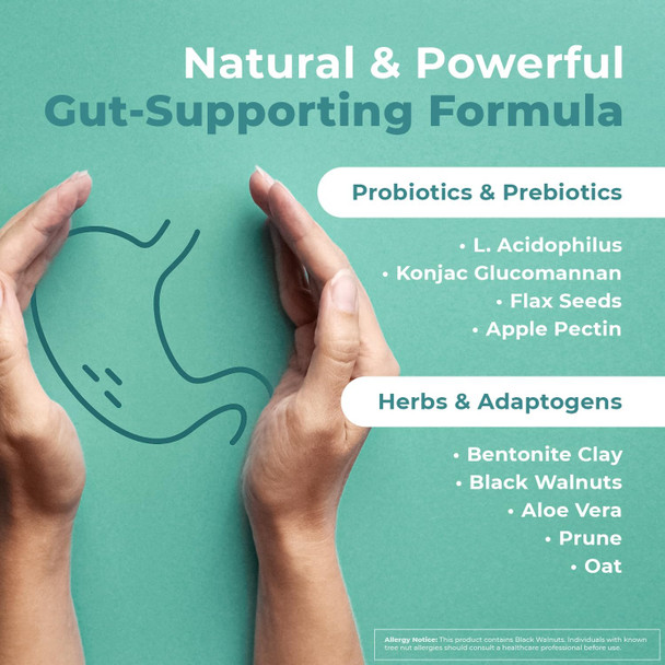 Gutoptim Probiotic & Prebiotic Capsules | Pre And Probiotics For Synbiotic Gut Health & Bloating Relief For Women & Men | Enzyme With Probiotics For Digestive Health | Non-Gmo, 60 Ct, 1 Month Supply