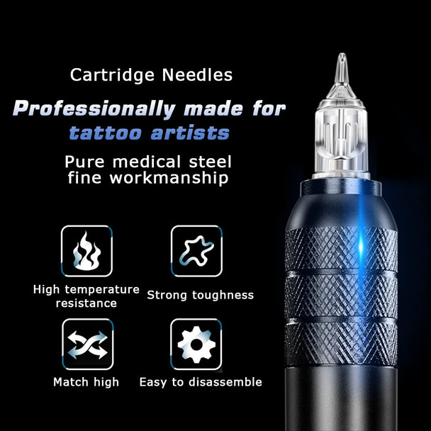 Tattoo Needle Cartridges, Cinra 80Pcs Mixed Tattoo Needles 3Rl 5Rl 7Rl 9Rl 3Rs 5Rs 7Rs 9Rs Tattoo Cartridge Needles Disposable Tattoo Machine Needles Round Liner Tattoo Needle For Artist And Beginners