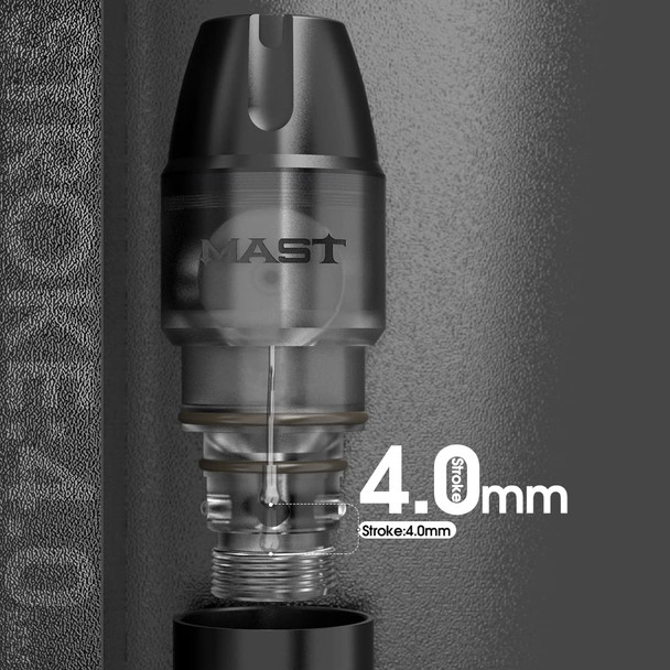 Mast Tour Pro Plus Tattoo Rotary Machine Cartridges Gun 4.0Mm Stroke Pen Power By Brushless Mcore Motor For Professional Tattoo (Tour Pro Plus)