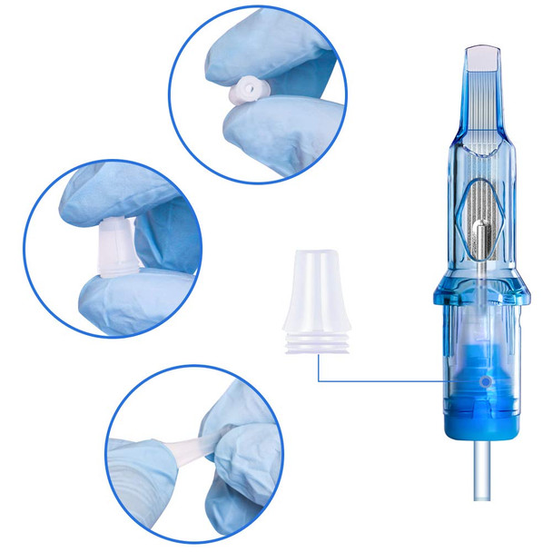 Yuelong Tattoo Pen Kit Rotary Battery Pen Cartridge Machine With Power Supply Led Display Pen Permanent Makeup Pen With Case