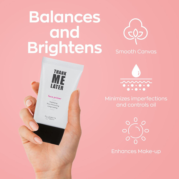 Elizabeth Mott Thank Me Later Face Primer - Matt, Color Correcting Face Primer And Blurring Face Primer