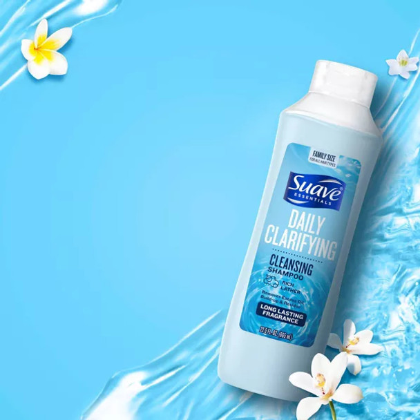 Suave Cleansing Shampoo Daily Clarifying - 22.5 fl oz