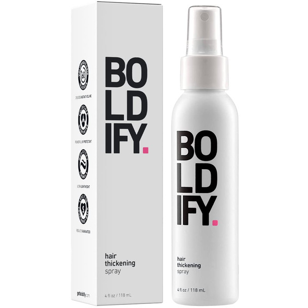 BOLDIFY Hair Thickening Spray  - 4 ounces.