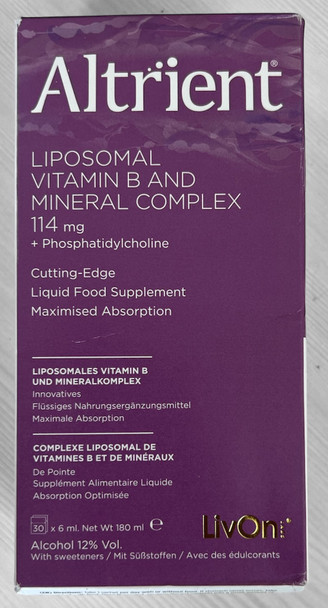 Altrient Liposomal Vitamin B And Mineral Complex 114 mg  30 Sachets