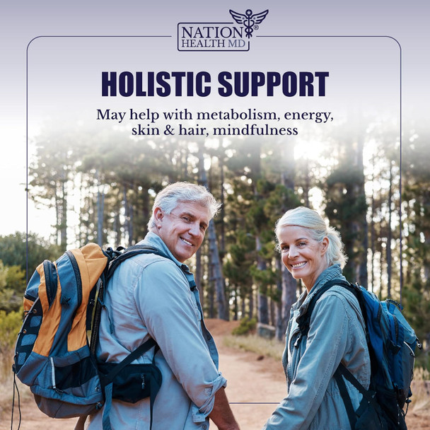 Thyro Support - Thyroid Supplement With Selenium, Bladderwrack & Zinc - Thyroid Health For Women & Men - Vegan, Non Gmo, Gluten - 120 Capsules