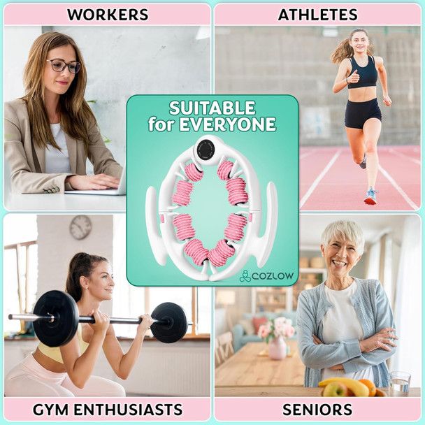 Cellulite Massage Roller - Effective Anti-Cellulite Massager W/Detachable Roller Handles For Thighs, Legs & Buttocks - Fascia Massage Tool For Lymphatic Drainage & Deep Tissue Therapy