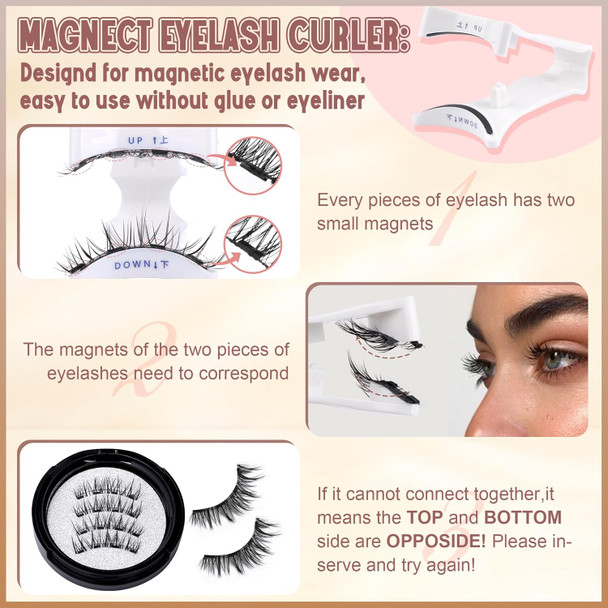 Wiwoseo Magnetic Eyelashes Natural Look Magnetic Lashes No Glue Or Eyeliner Needed Magnetic Eyelashes Without Eyeliner Magnetic Lashes Natural Look Reusable Magnetic Eyelashes With Applicator