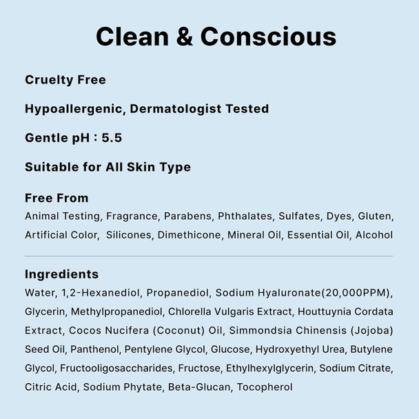 2% Hyaluronic Acid Serum With Vitamin B5, Hyalu B5 Intense Hydrating Serum For Face, Moisturizing, Anti-Aging For Fine Lines, Visibly Plumps Skin, Fast Absorbing, Korean Skincare, 4Fl Oz