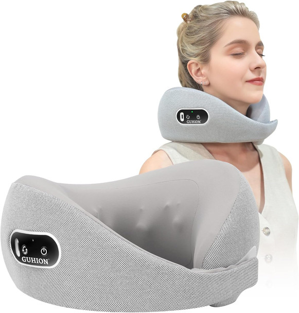 Neck Massager, Deep Tissue Kneading Massage Pillow For Neck Back Shoulder, Electric Shiatsu Massage Cushion For Pain Relief And Relaxation At Home, Office, And Travel