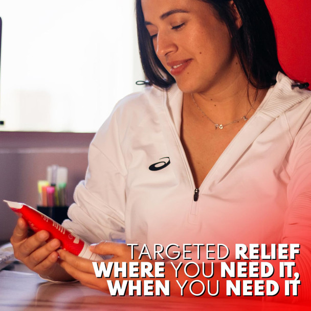 Val Lombardi Magnesium Rollerball - Deep Pressure Massage Applicator With Cool-To-The-Touch Stainless Steel Rollerballs - 4Oz