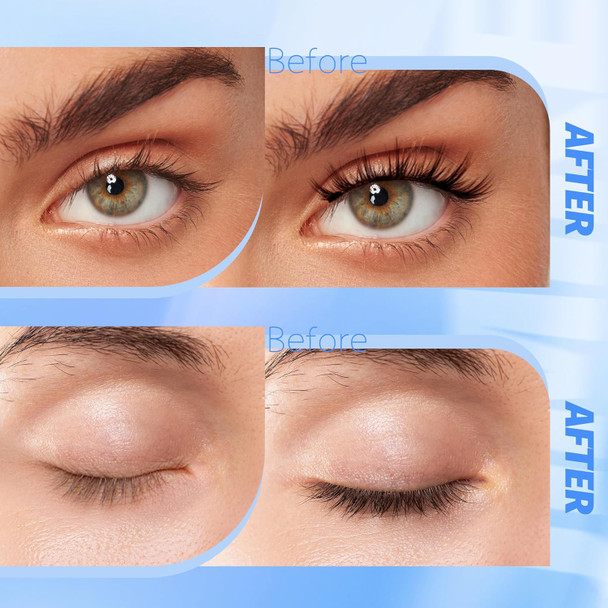 Magnetic Eyelashes Natural Look Cat Eye Wispy Magnetic Lashes With Applicator Reusable Magnetic Eyelashes Without Eyeliner No Glue Needed Magnetic Lashes 2 Styles Mix Clear Band Eyelashes By Jimire
