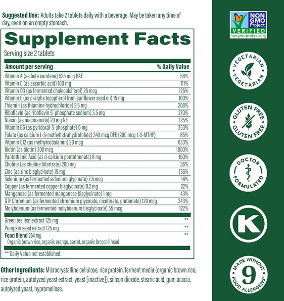 Megafood Men'S 55+ Advanced Multivitamin For Men - Doctor-Formulated -Choline, Vitamin D, Vitamin B12 – Plus Real Food – Brain Health Supplement For Adults & Immune Support - 60 Tabs (30 Servings)