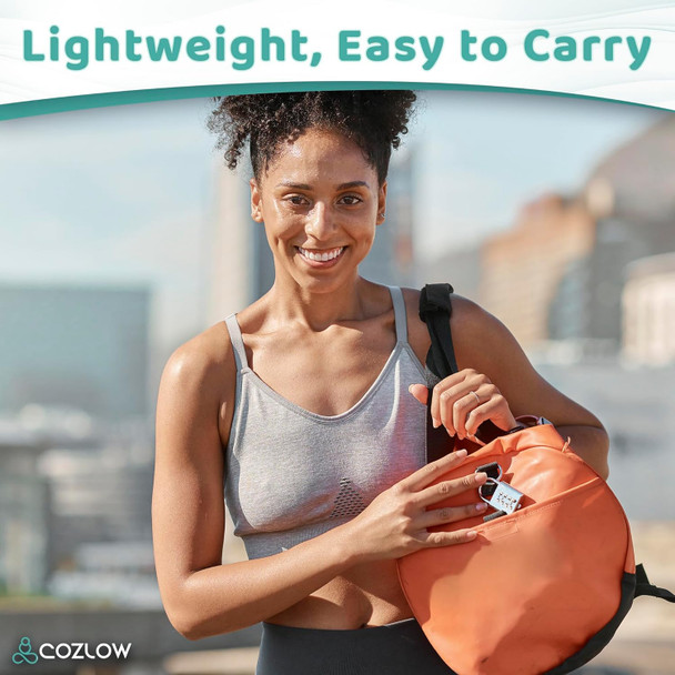 Muscle Roller Stick, Body Massage Stick, Myorelease Fascia Trigger Point Roller Tool W/ 9 Rollers & Non-Slip Handles For Deep Tissue Massage Pain Relief & Maximum Muscle Recovery - By Cozlow