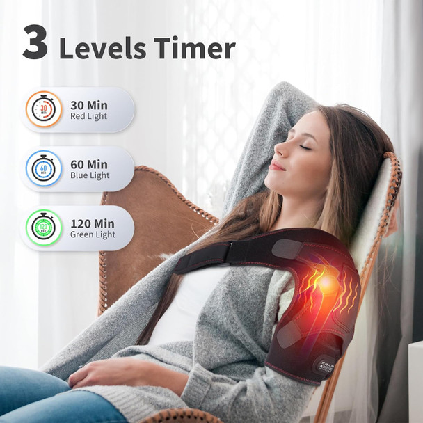 Shoulder Massager, Neck And Shoulder Massager, Shoulder Massager With Heat, Shoulder Heating Pad With Massage, Portable For Travel, Hsa Store Eligible Items, Fsa Eligible Items Only List
