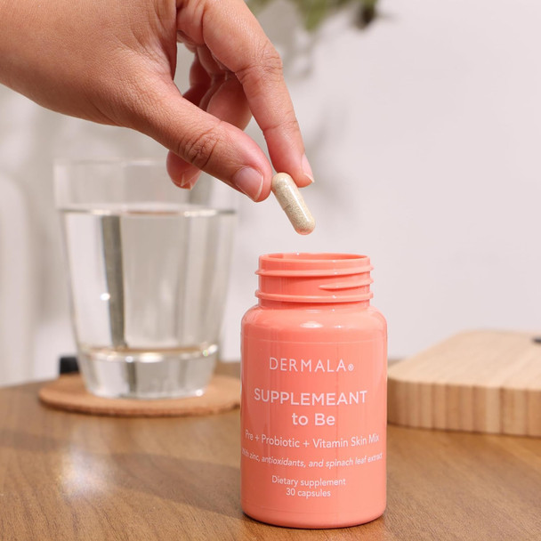 #Fobo Supplemeant To Be Acne Supplement  All Natural Daily Prebiotics Probiotics Vitamins Skin Mix With Zinc  Improve Clear Blemish-Radiant Skin Through Balancing Gut Health