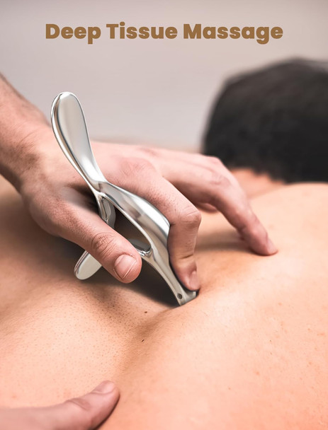 Lifechill Deep Tissue Massage Tool For Trigger Point Massage & Gua Sha, Muscle Scraper Tool For Full Body Pain Relief, Thumb Saver Acupressure Tool, Fsa Hsa Eligible