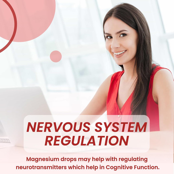 Potassium Magnesium Citrate Supplement, Liquid Magnesium Citrate Drops 200Mg With Ashwagandha, Calcium, Zinc, Vitamin D3, B6, B12, Coq10 - Vegan 2 Fl Oz Mix Berry Flavor