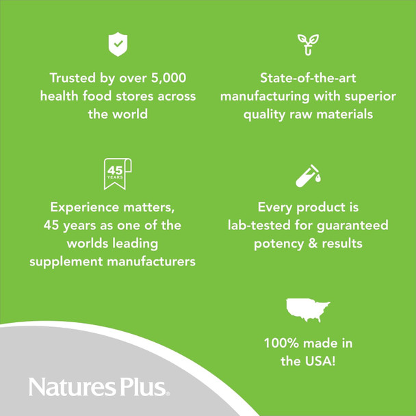 Natures Plus Hema-Plex Iron - 60 Slow-Release Mini-Tabs - 85 Mg Chelated Iron - Total Blood Health - With Vitamin C & Bioflavonoids - Vegan, Gluten - 30 Servings
