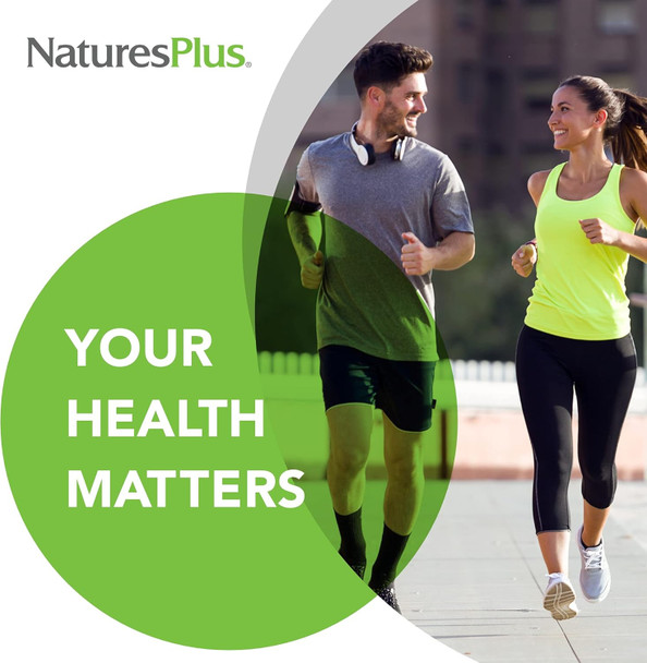Natures Plus Hema-Plex Iron - 60 Slow-Release Mini-Tabs - 85 Mg Chelated Iron - Total Blood Health - With Vitamin C & Bioflavonoids - Vegan, Gluten - 30 Servings