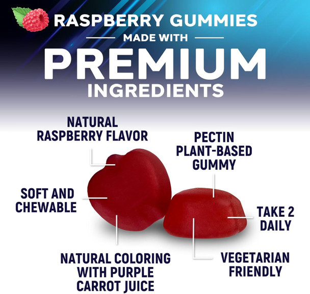 Men Multi Vitamin Gummy - Multi-Vitamin For Men Daily Nutritional Support With Vitamins A, C, D, E, B12, Zinc, Folate, Biotin & More - Energy, Memory, Focus & Immune Health Support - 60 Gummies