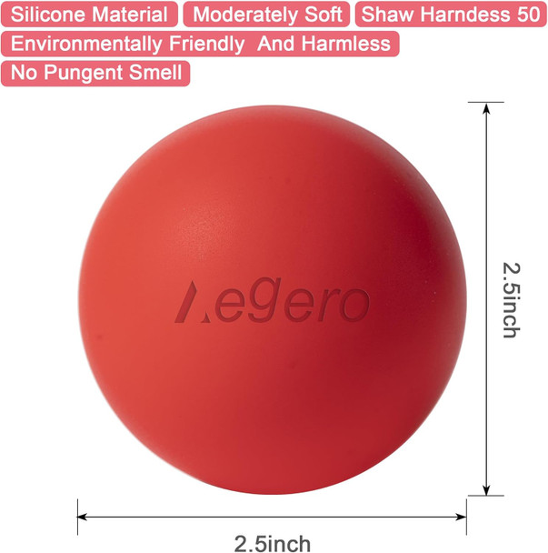 Massage Lacrosse Balls For Myofascial Release,Yoga Deep Tissue Massage,Trigger Point Therapy And Foot Plantar Fasciitis,Muscle Soreness Massager Ball (2Pack,Deep Blue And Purple)