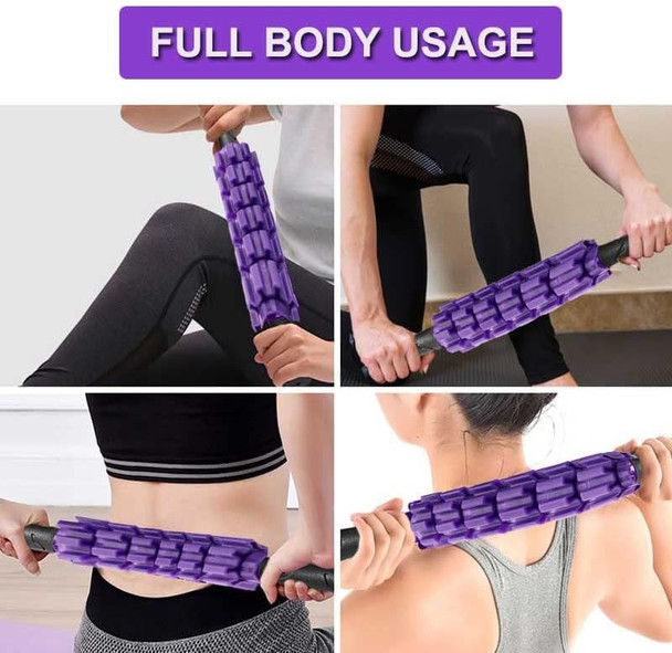 Muscle Roller Stick Massager For Leg & Body, Lymphatic Body Roller Liposuction Massager Stick Relief Sore Muscle Tightness For Athletes, Yoga, Physical Therapy Liposuction