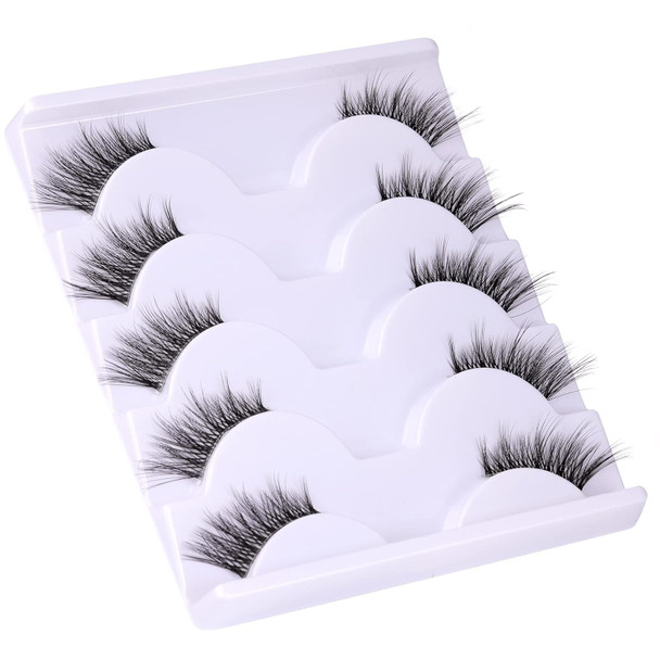 Half Lashes Lashes Natural Look Wispy 3/4 False Eyelashes Fluffy Clear Band False Cat Eye Lashes That Look Like Extensions Soft Handmade Reusable Lashes Pack Half Lashes Lashes Natural Look Wispy 3/4 False Eyelashes Fluffy Clear Band False Cat Eye Lashes That Look Like Extensions Soft Handmade Reusable Lashes Pack
