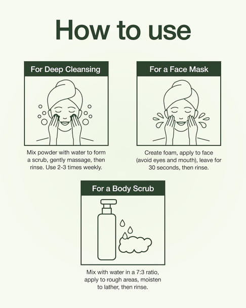 Centellian 24 Madeca Enzyme Cleansing Powder (2.03Fl Oz) - Gentle Daily Exfoliating Face Cleanser & Mask For Smooths Skin, Reduces Oil & Remove Impurities, Korean Skin Care. Teca, Mint Powder