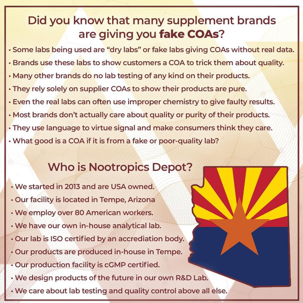 Nootropics Depot Apigenin Capsules  200Mg  120 Count  >98% Apigenin  Supports Healthy Stress Levels