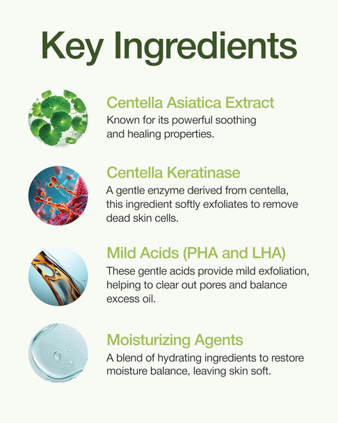 Centellian 24 Madeca Real Green Pore Pad (5.74Fl Oz / 60 Pcs) - Exfoliating & Soothing Dual-Sided Toner Pads For Sensitive Skin, Pore Care & Texture Improvement, Korean Skin Care. Centella Asiatica