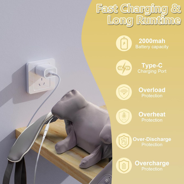 Neck Massager With Heat, Electric Back And Shoulder Massager With 2 Adjustable Modes/Speeds, Cordless 6D Deep Tissue Shiatsu Massager For Neck & Shoulder, Back & Leg Pain Relief, Ideal For Family