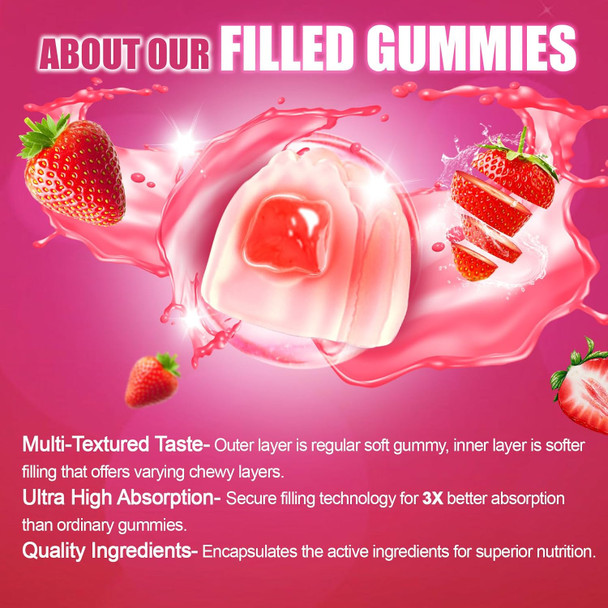 Vitamin D3 K2 Supplement For Adults - Vitamin D3 5000 Iu + K2 200 Mcg - Vit D3 K2 Gummies With Calcium 600Mg Magnesium Zinc & Vitamin C For Women Men - Supports B0Ne, Muscle Immune