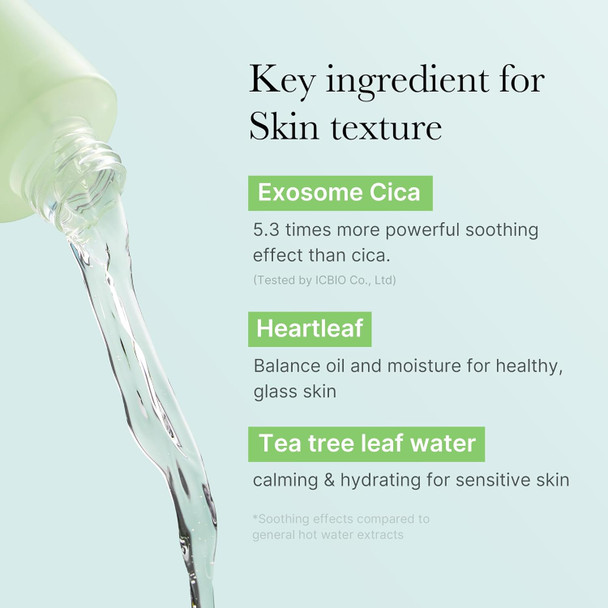 Medicube Exosome Cica Toner  Daily Soothing Toner With Exosome Cica, Heartleaf, Tea Tree, 12 Kinds Of Cica  Low Irritation, Sebum Care Korean Skin Care, For Stressed Skin (210Ml / 7.10 Fl.Oz.)