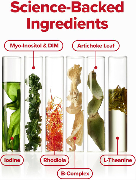 Flo Women’S Endocrine Superfood Powder – Supports Healthy Cortisol Levels, Hormonal Balance, Thyroid & Gut Health – Multivitamin Plus Rhodiola, Dim, Myo-Inositols, Red Superfood – 25 Servings