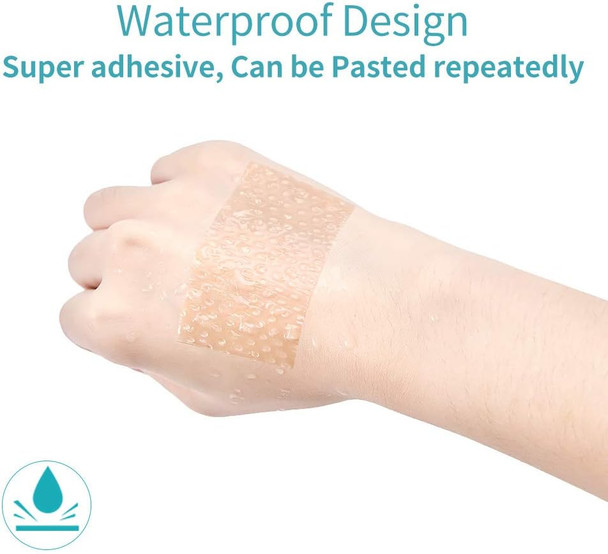 Dimora Silicone Medical Tape - Hypoallergenic First Aid Tapes With Easy Tear Design, Pain-Removal Surgical Tapes For Sensitive Skin, No Residue(1.6In X 59 In),1 Roll