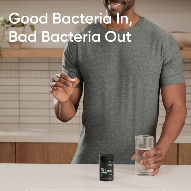 Sports Research Daily Probiotics With Prebiotics, 60 Billion Cfu - Vegan Capsules For Gut Health & Digestive Support, Probiotics For Women & Men - Non-Gmo Verified & Gluten - 30 Count