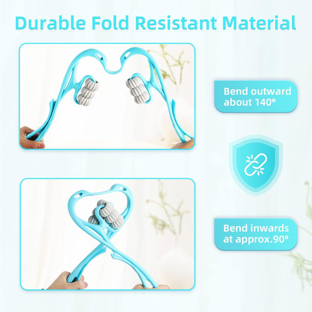 Neck Massage Roller, Neck Massager, Neck And Shoulder Hand Massager With 6 Ball Massage Points, Neck Pain Relief Massager For Deep Tissues Of Neck, Back, Shoulders, Waist And Legs.