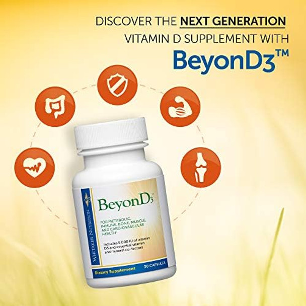 Dr. Whitaker'S Beyond3 - Vitamin D3 Supplement 5,000 Iu Plus Boron, Vitamin K2, Magnesium & Zinc - Supports Immune Health, Calcium Metabolism & Bone Mineralization (30 Capsules)