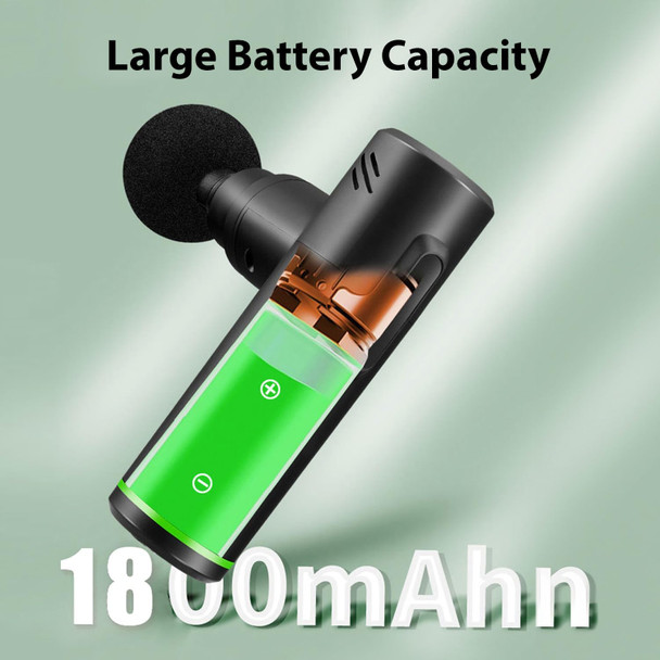 Mini Gun Massager Deep Gun Percussion Deep Tissues Muscle Massager, Quiet Muscle Massage Gun For Shoulder,Neck,Back,Arm,Leg 12 Heads Of Massage