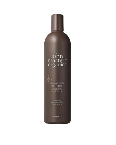 John Masters Organics  Intensive Repair Shampoo With Honey & Hibiscus  Hair Strengthening  Damaged Hair  Hydrating  Sulfate & Paraben (16 Oz)