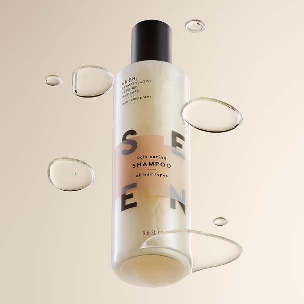 Seen Shampoo, Deeper Conditioner & Curly Creme Bundle- Scented -Non-Comedogenic & Sulfate-Free- Dermatologist-Developed - Safe For Sensitive & Acne Prone Skin