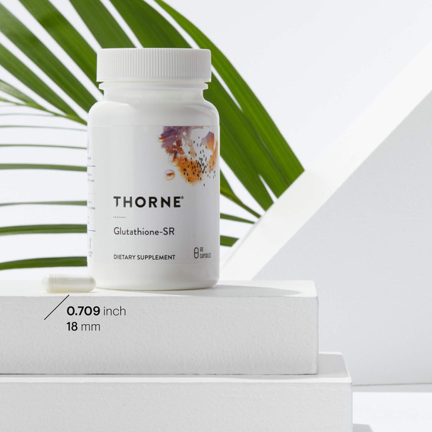 Thorne Glutathione-Sr - Sustained-Release Glutathione For Antioxidant Support - 60 Capsules