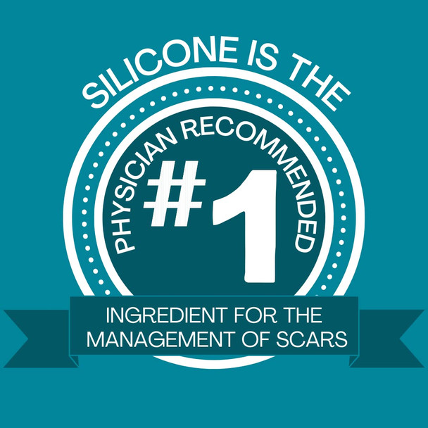 Newgel+ Advanced Silicone Scar Treatment Sheeting For Old And Scars, For Surgery, Injury, Keloids, C-Section, Burns, And Acne, Reusable, 1" X 6" Sheet (4 Count) - Beige