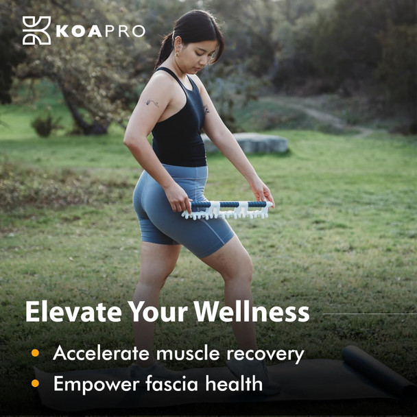 Koapro Facia Blaster Tool For Cellulite - Large Full Body Neck Massager Pain Relief, Deep Tissue Muscle Massage For Back, Legs, Trigger Point Tool - Myofascial & Fascia Release Tools Alleviate Tension