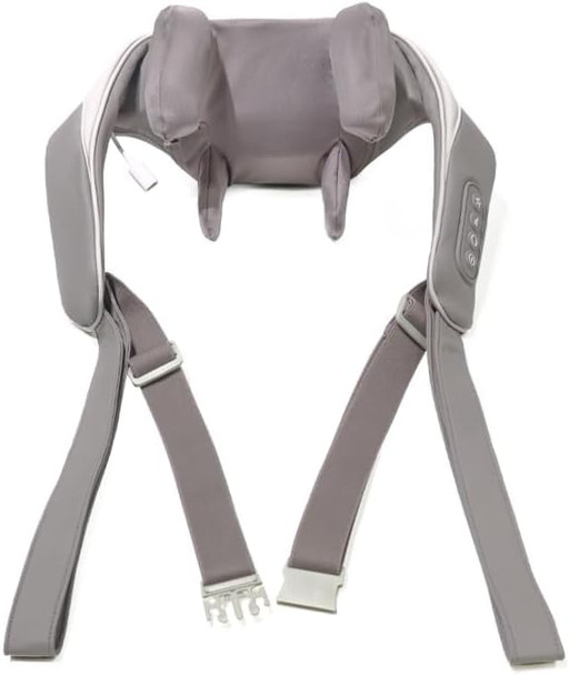 Mini Neck Massager With Heat, Cordless Shiatsu Shoulder And Trapezius Massager,Tissue Kneading Massage Function At Home, Muscle Relaxation Gifts (Beige)