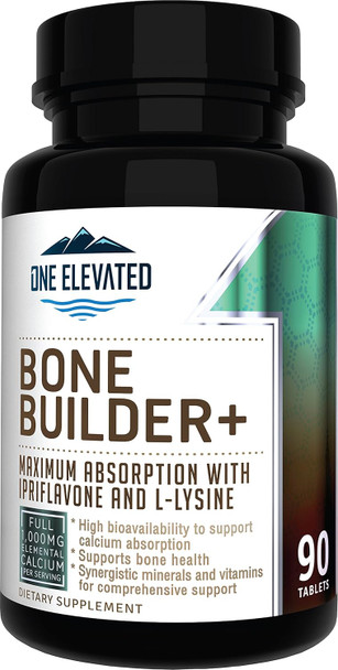 Comprehensive Bone Builder Calcium Supplement. Formulated With Highest Grade Calcium -Carbonate/Hydroxyapatite/Citrate, Magnesium, Zinc, D3. Works In Sync For Optimum Bone Health And Bone Strength.