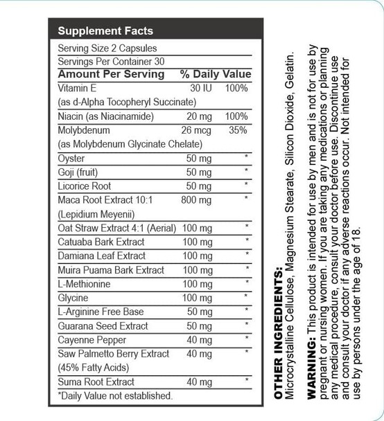 Oyster, Goji & Licorice Root Complex, Gmp, Natural Product Assn Certified, Made In Usa - 60 Capsules