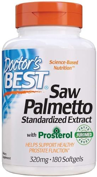 Doctor'S Best Best Saw Palmetto Extract (320 Mg), Softgel Capsules, 60-Count