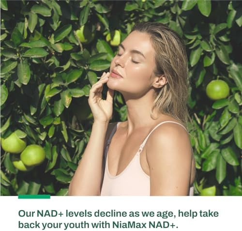 Niamax Nad+ 300Mg - High Potency Cellular Energy Booster - Nad+ Precursor For Enhanced Cellular Health & Healthy Cognitive Aging - Non-Gmo, Vegan, Gluten-Supplement